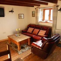 The living area in The Hayloft